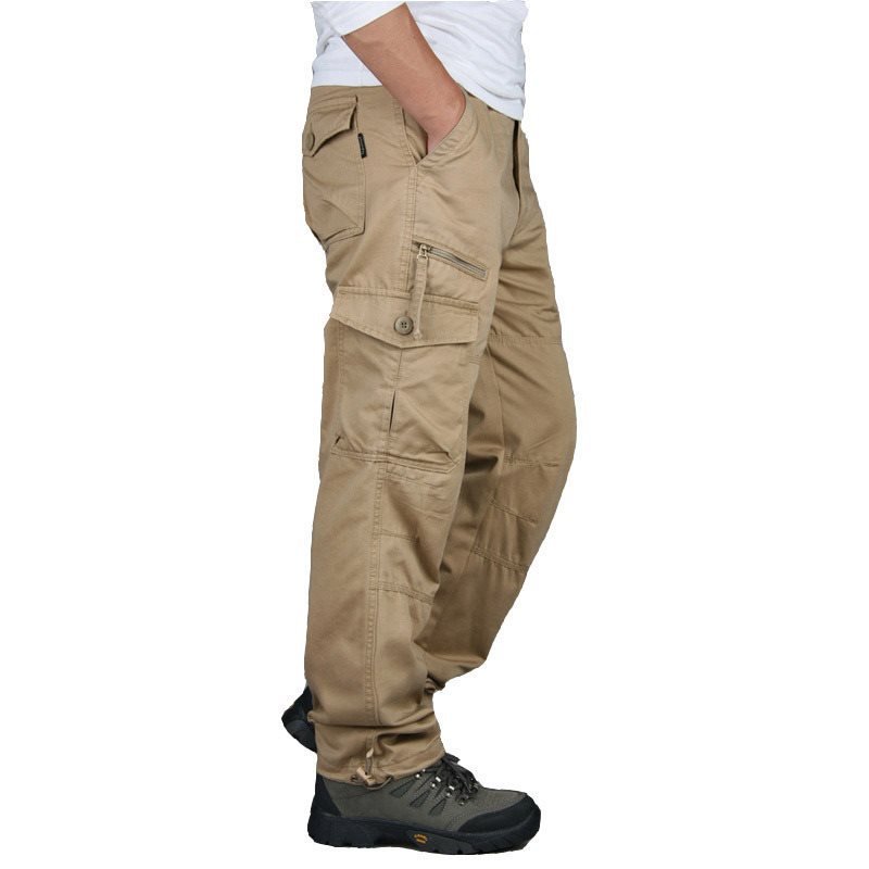 Men's lightweight outdoor hiking multi-functional pocket sports cargo pants