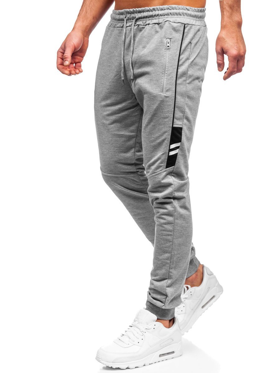 Custom mens slim fitness french terry cotton jogger track pants casual puff print plus size trousers