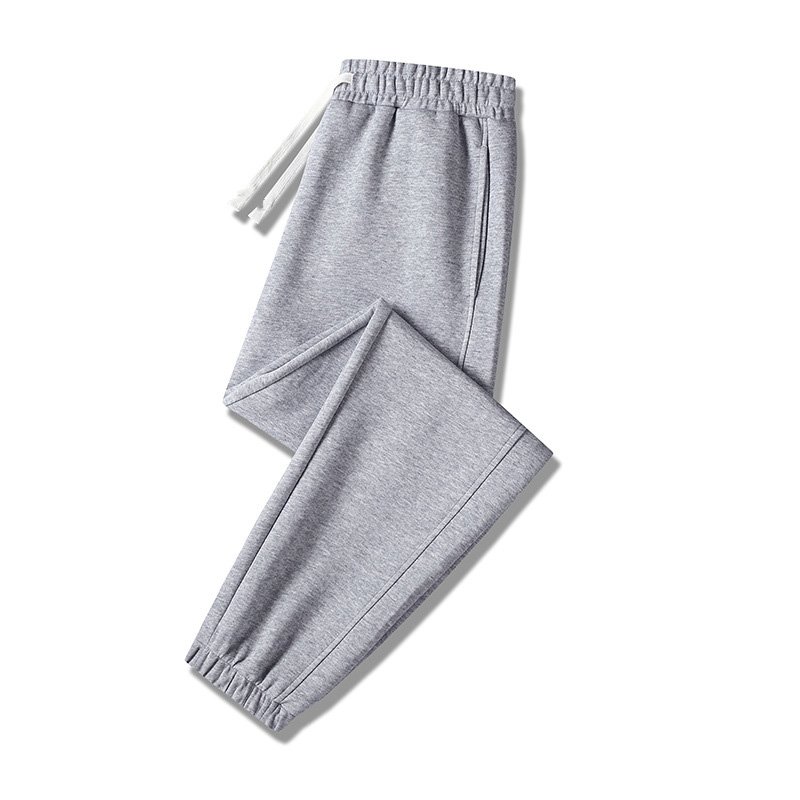 Men's Casual Sweat Pants with Elastic Waist for Hiking Football Jogging Cycling Gym-Custom Flat Front Cargo Trousers
