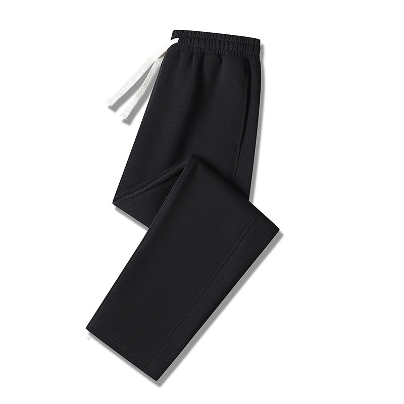 Men's Casual Sweat Pants with Elastic Waist for Hiking Football Jogging Cycling Gym-Custom Flat Front Cargo Trousers