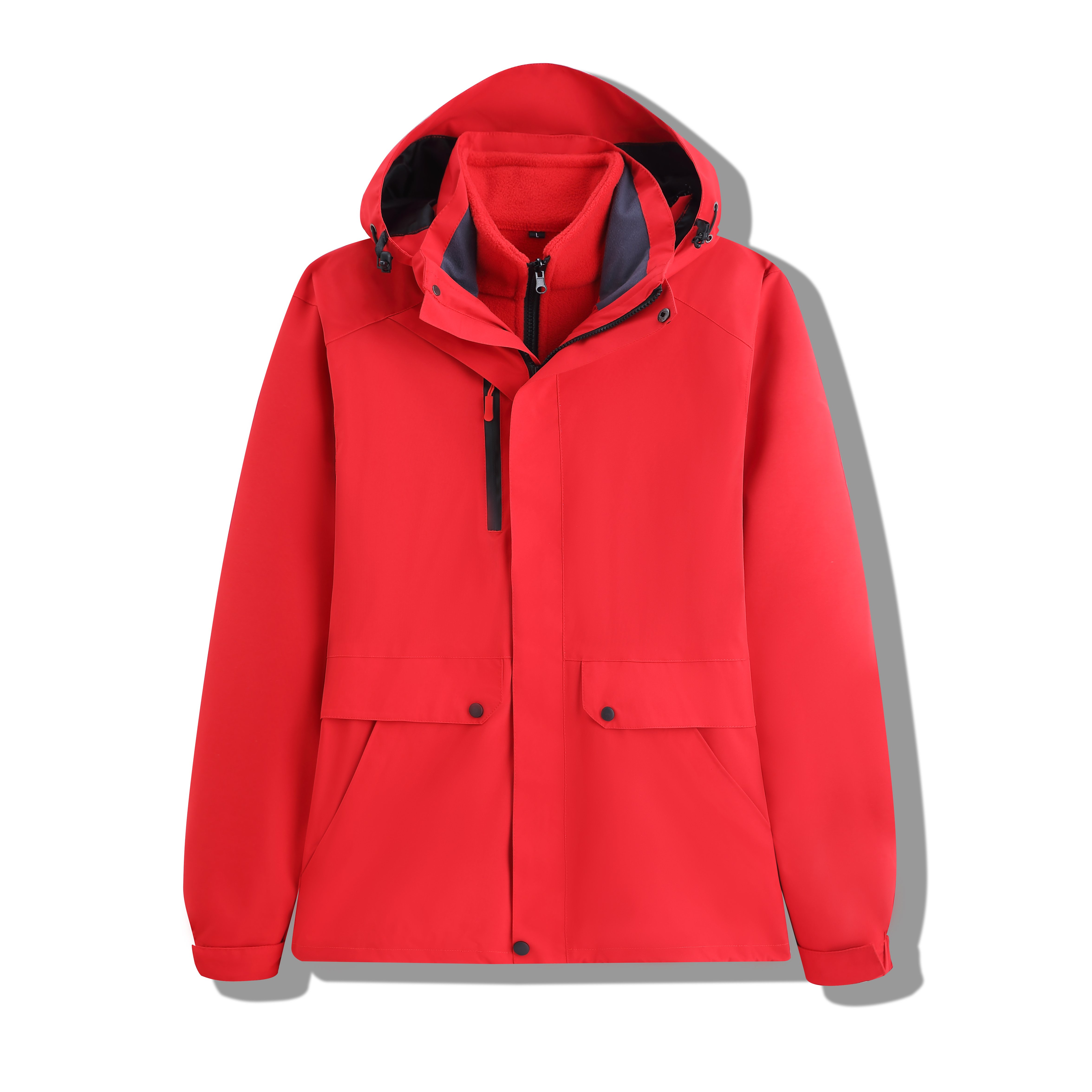 Man Ventilated and Waterproof 3 Layer Jacket for Hiking Outdoor Cycling Clothes Clothing Men's Jackets