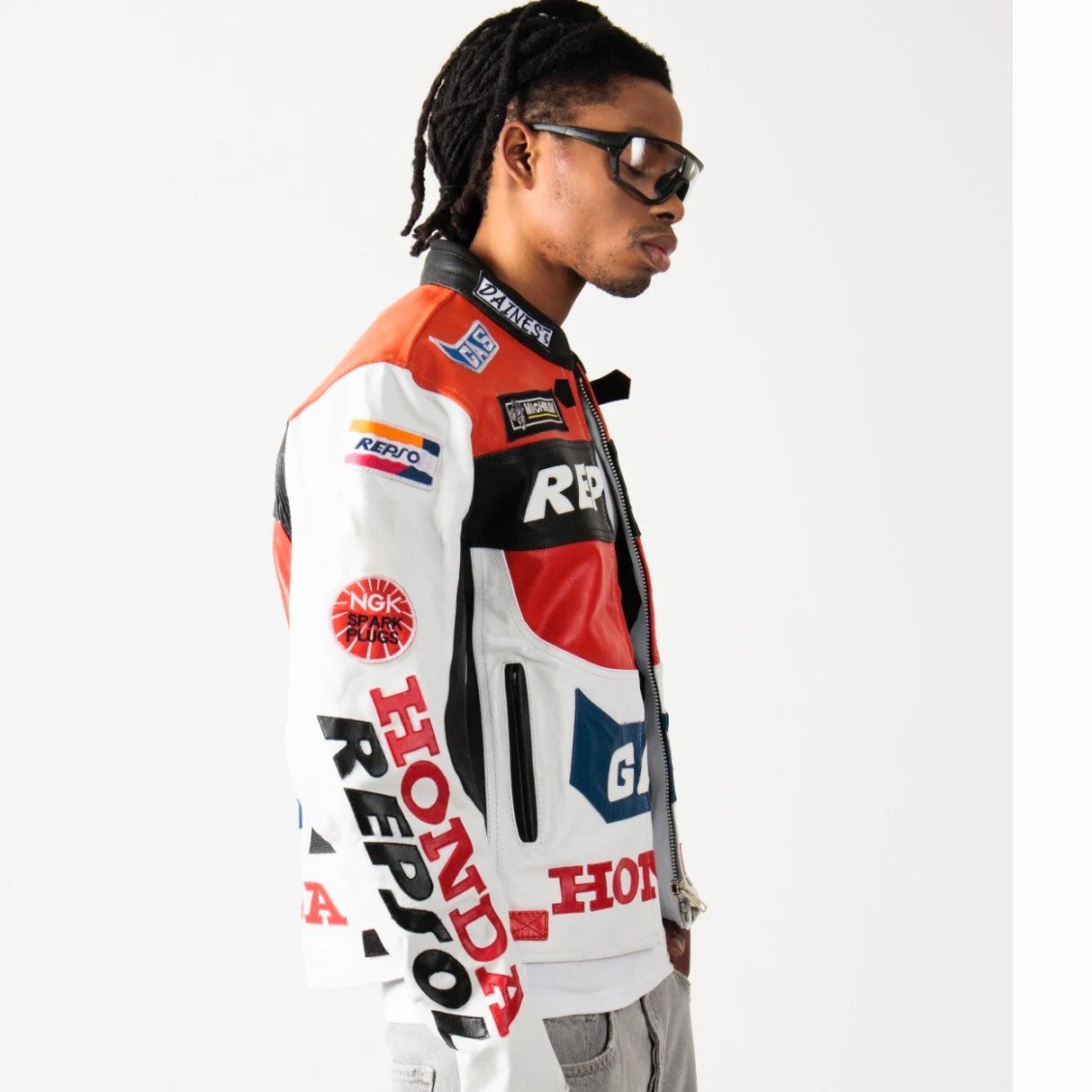 OEM Custom Printed Pattern Bomber Jacket Leather Warm Fashion Varsity Jacket Custom Fit Winter Jacket Men