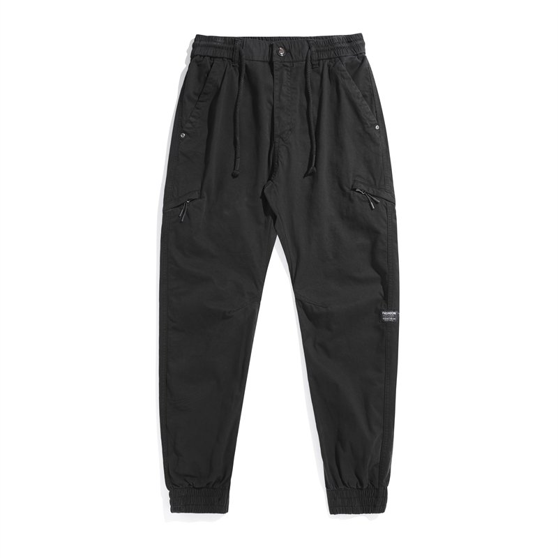 Men's Casual Tactical Cargo Pants Durable Multi-Pocket Design for Outdoor Hiking & Camping Mid-Waist for Spring & Fall