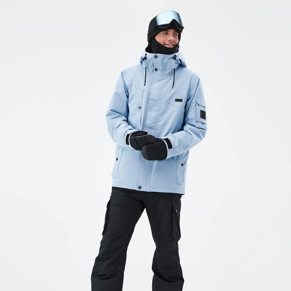High Quality Waterproof Men Ski Jacket For Sale Customized Zip Through Ski Jackets With Storm Guard Hood Men's Jackets