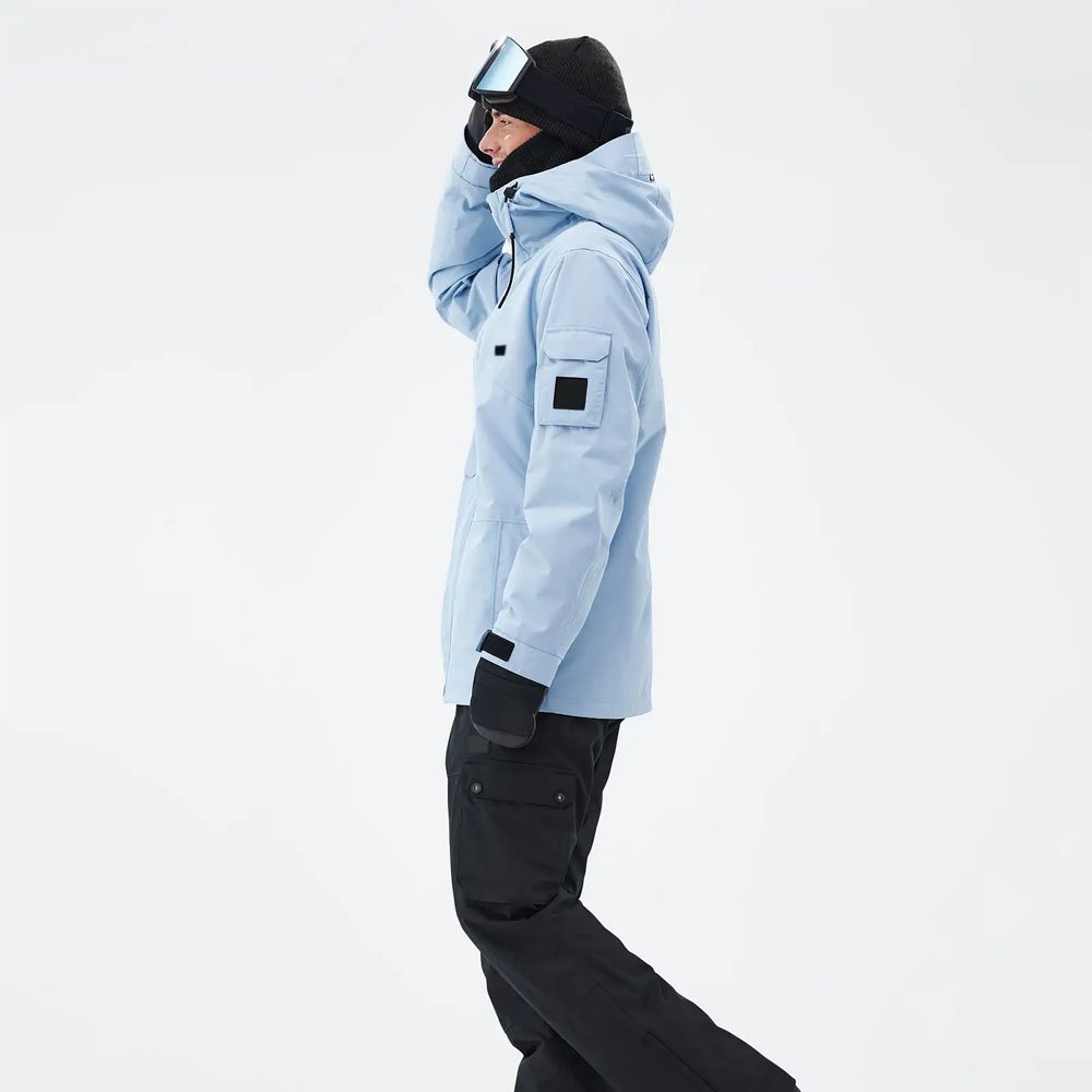 High Quality Waterproof Men Ski Jacket For Sale Customized Zip Through Ski Jackets With Storm Guard Hood Men's Jackets