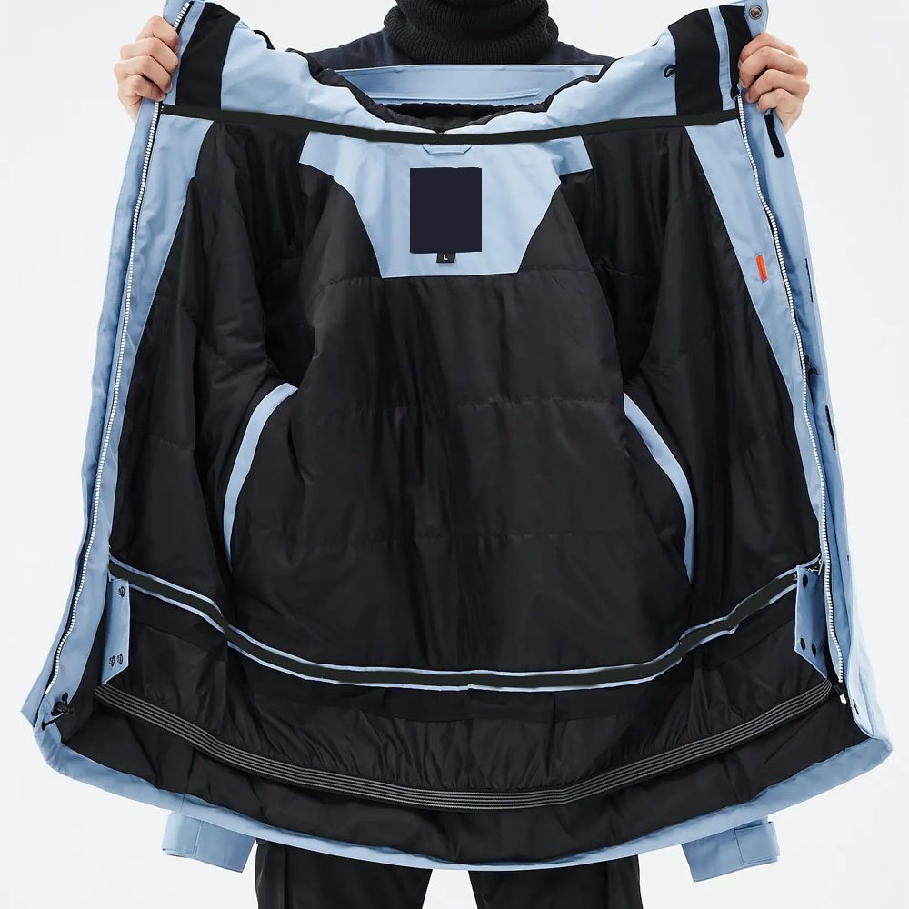 High Quality Waterproof Men Ski Jacket For Sale Customized Zip Through Ski Jackets With Storm Guard Hood Men's Jackets