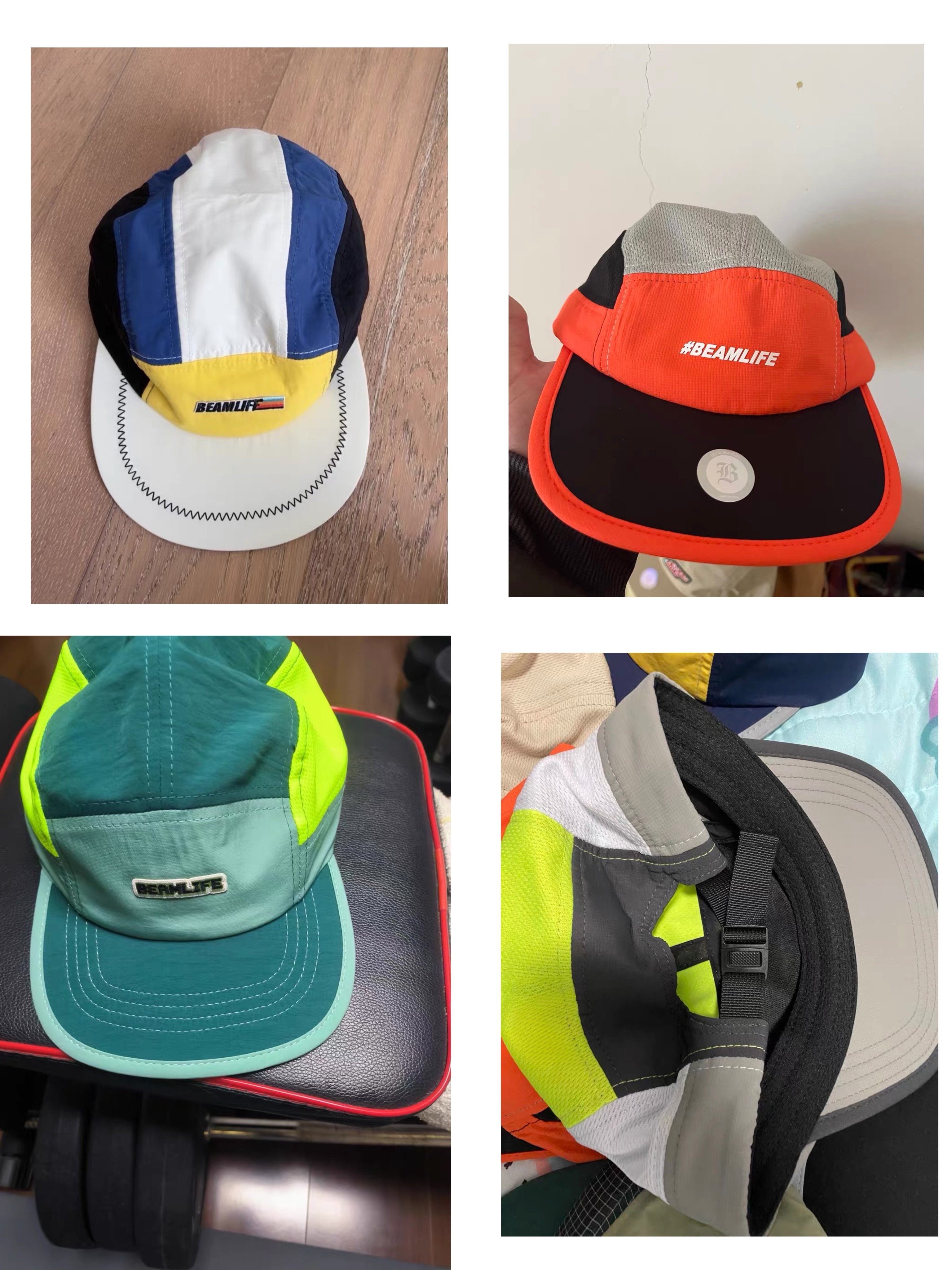 Wholesale waterproof breathable quick dry custom tag logo adjustable camp cap for hiking