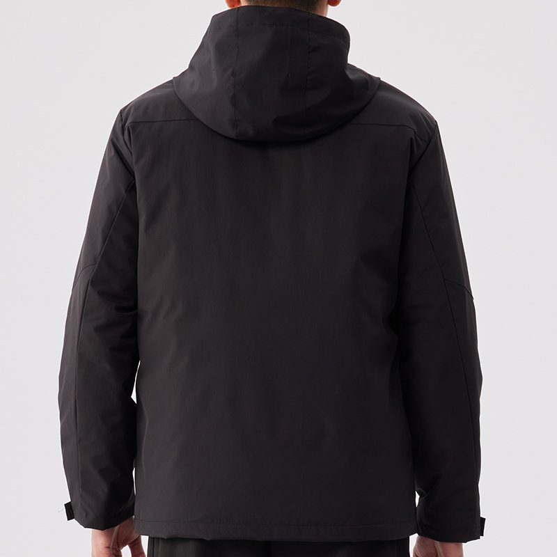 Custom Colorblocking Water Resistant Windbreaker Running Hiking Men's Jacket with Hooded