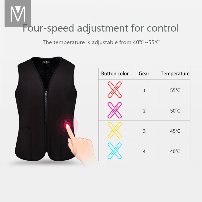 Wholesale Customized Good Quality Women Mens Trapping Heated Jacket Hood Vest