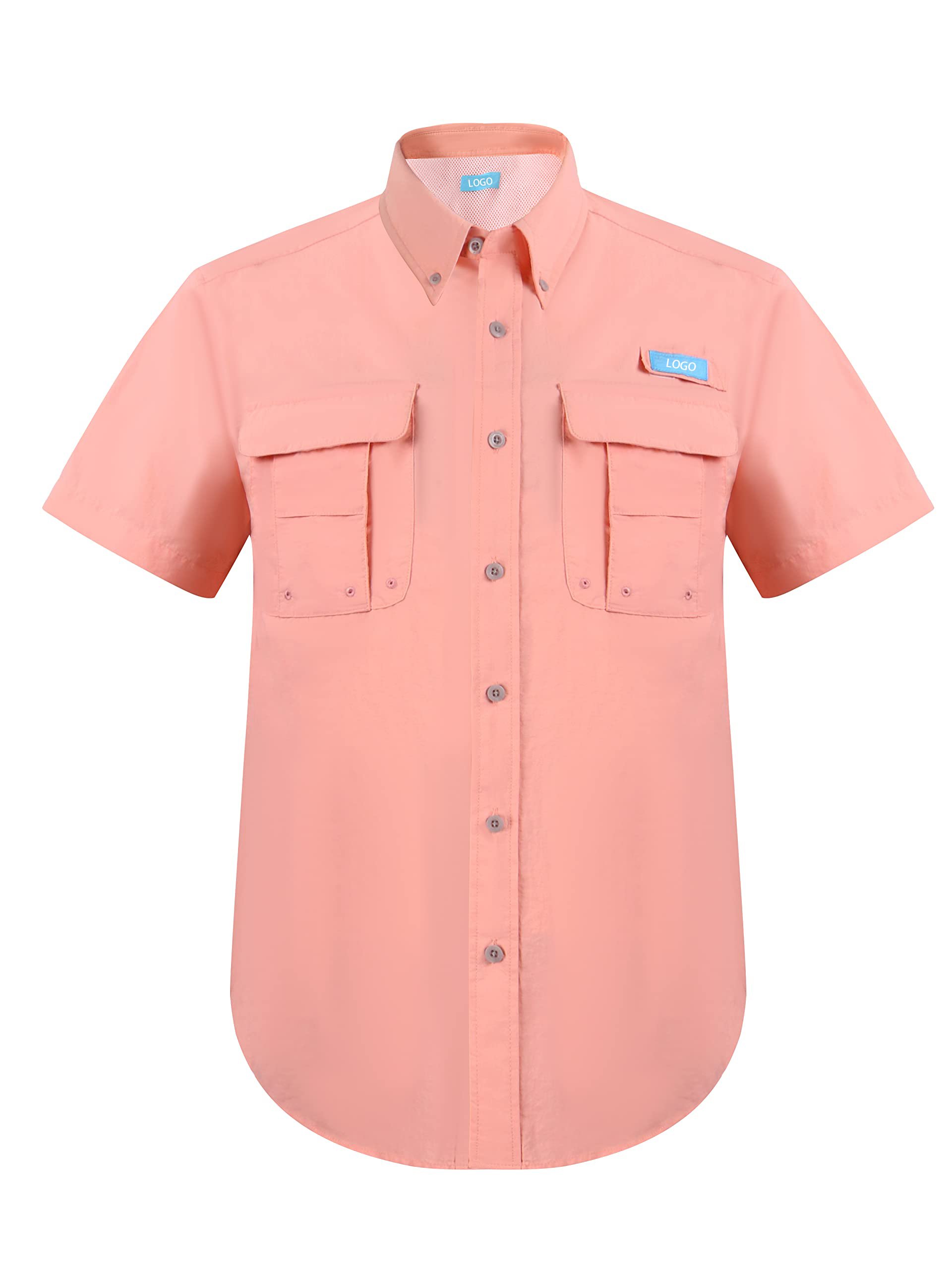 2024 Custom UPF50+ Men's Shirt Breathable Camping Shirt Sun Fishing Shirt