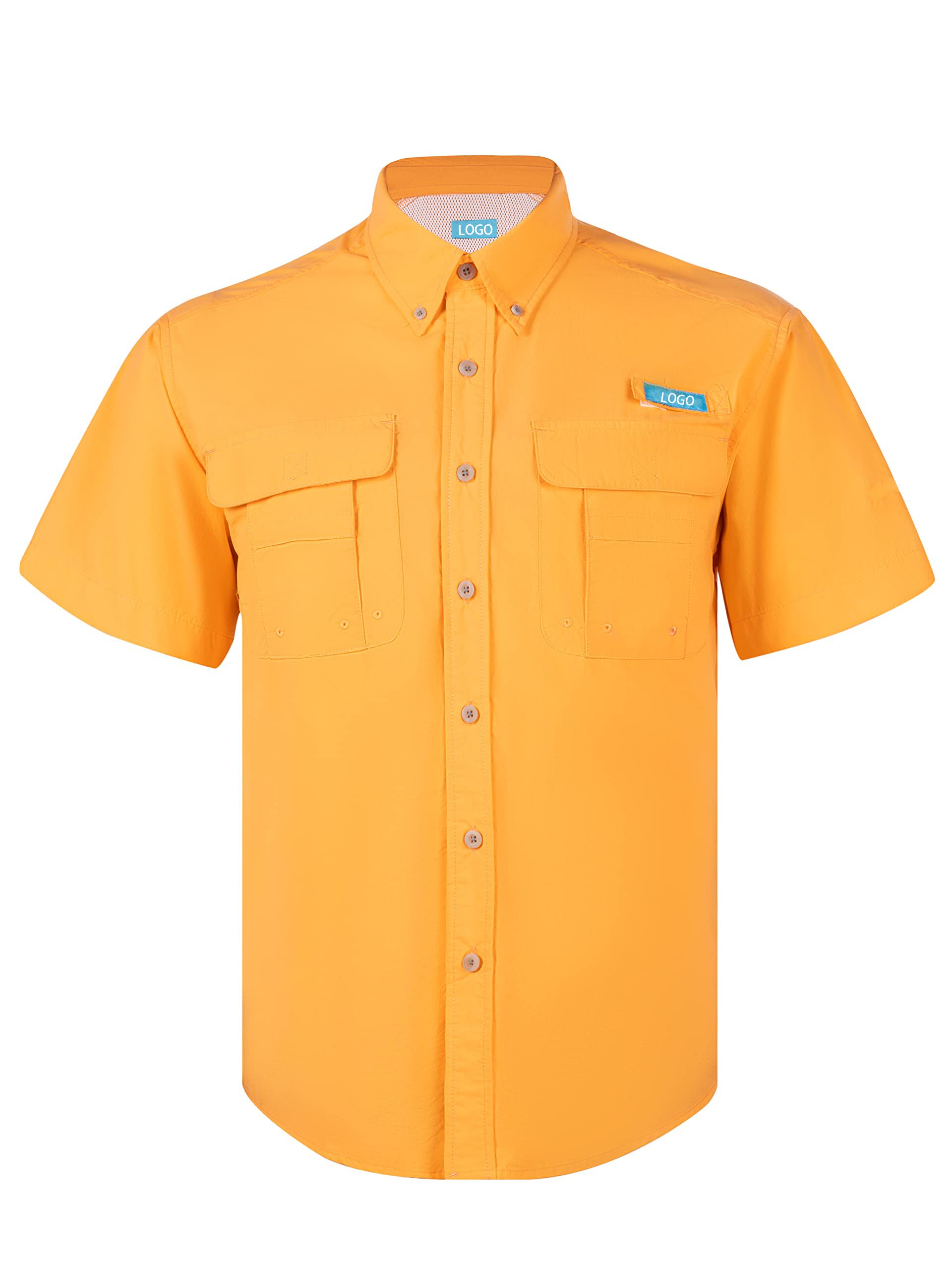 2024 Custom UPF50+ Men's Shirt Breathable Camping Shirt Sun Fishing Shirt