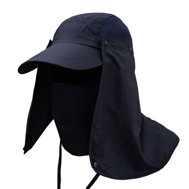 High Quality UV Protection Fishing Caps for men and women Hiking Camping Visor Hat Face Neck Cover Fishing Sun Protect Cap