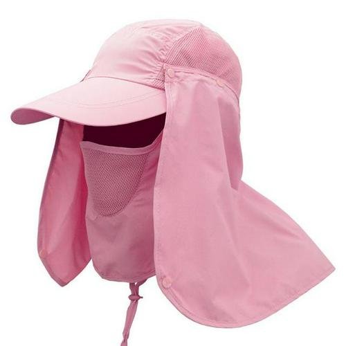 High Quality UV Protection Fishing Caps for men and women Hiking Camping Visor Hat Face Neck Cover Fishing Sun Protect Cap
