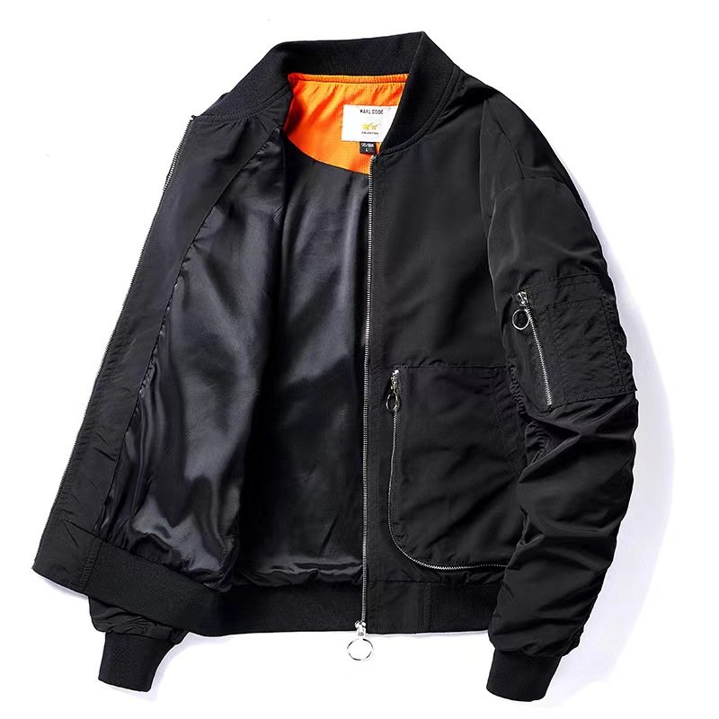2024 Hot Sale Bomber Flight Jacket Men Custom Embroidery Zip Up Bomber Winters Jacket For Men