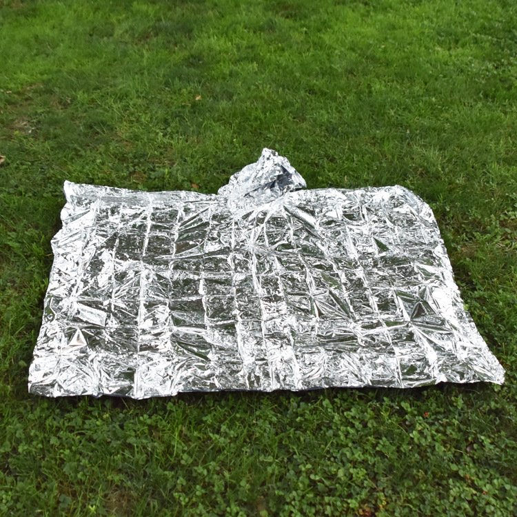 Waterproof Outdoor Survive Rescue Blanket Multi-functional Foil Poncho Raincoat