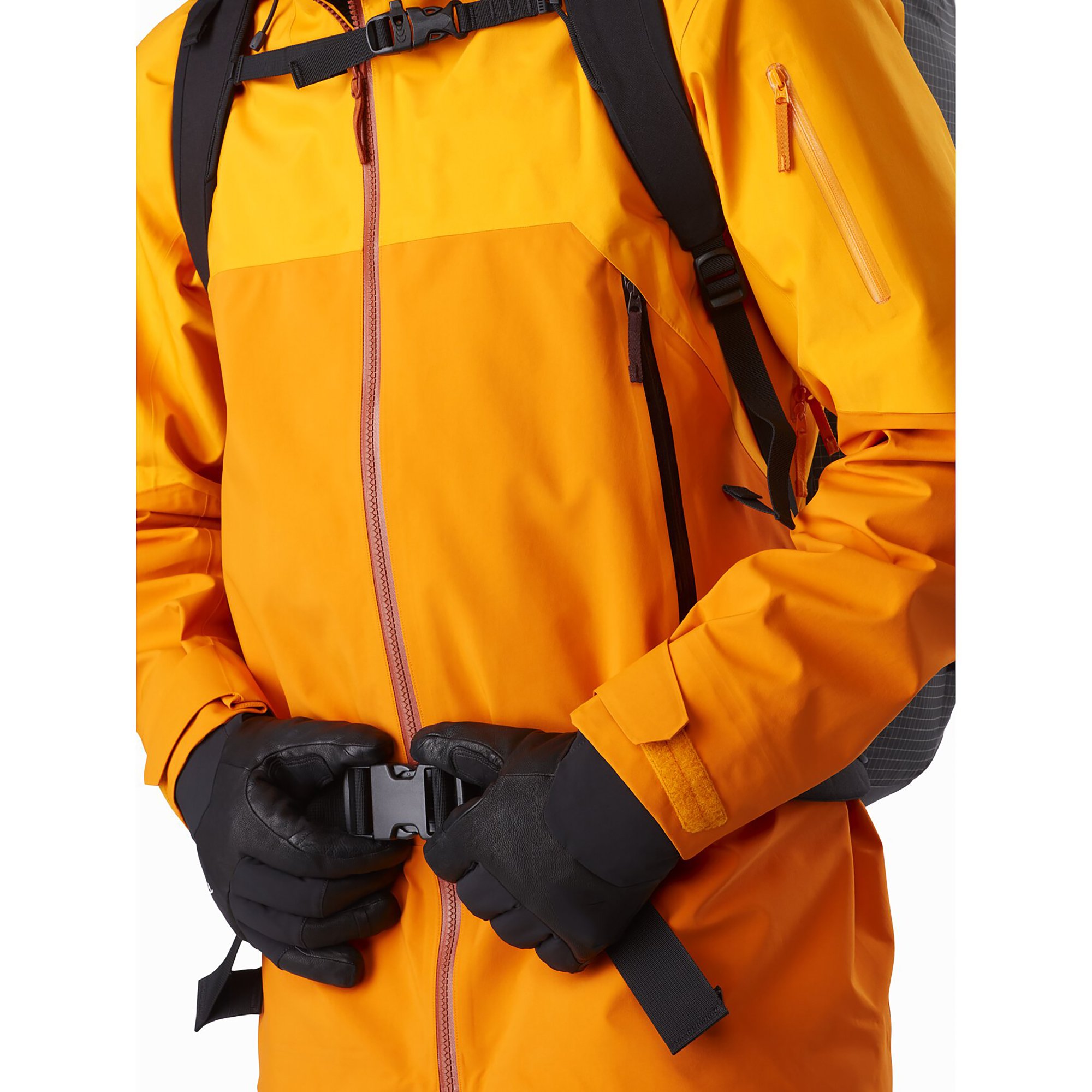 Men Waterproof Seam Sealed Rain Shells Jacket for Travel Hiking Windproof