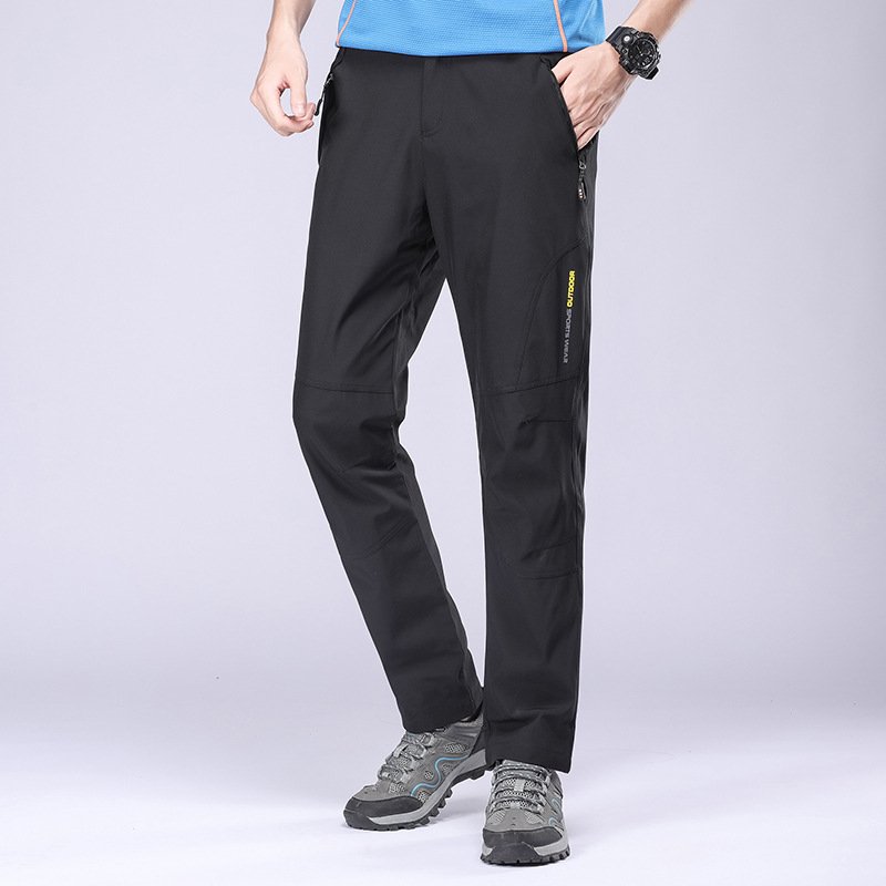VIAMIL Men's new plus size hiking pants, skiing pants, sports warm and plush pants