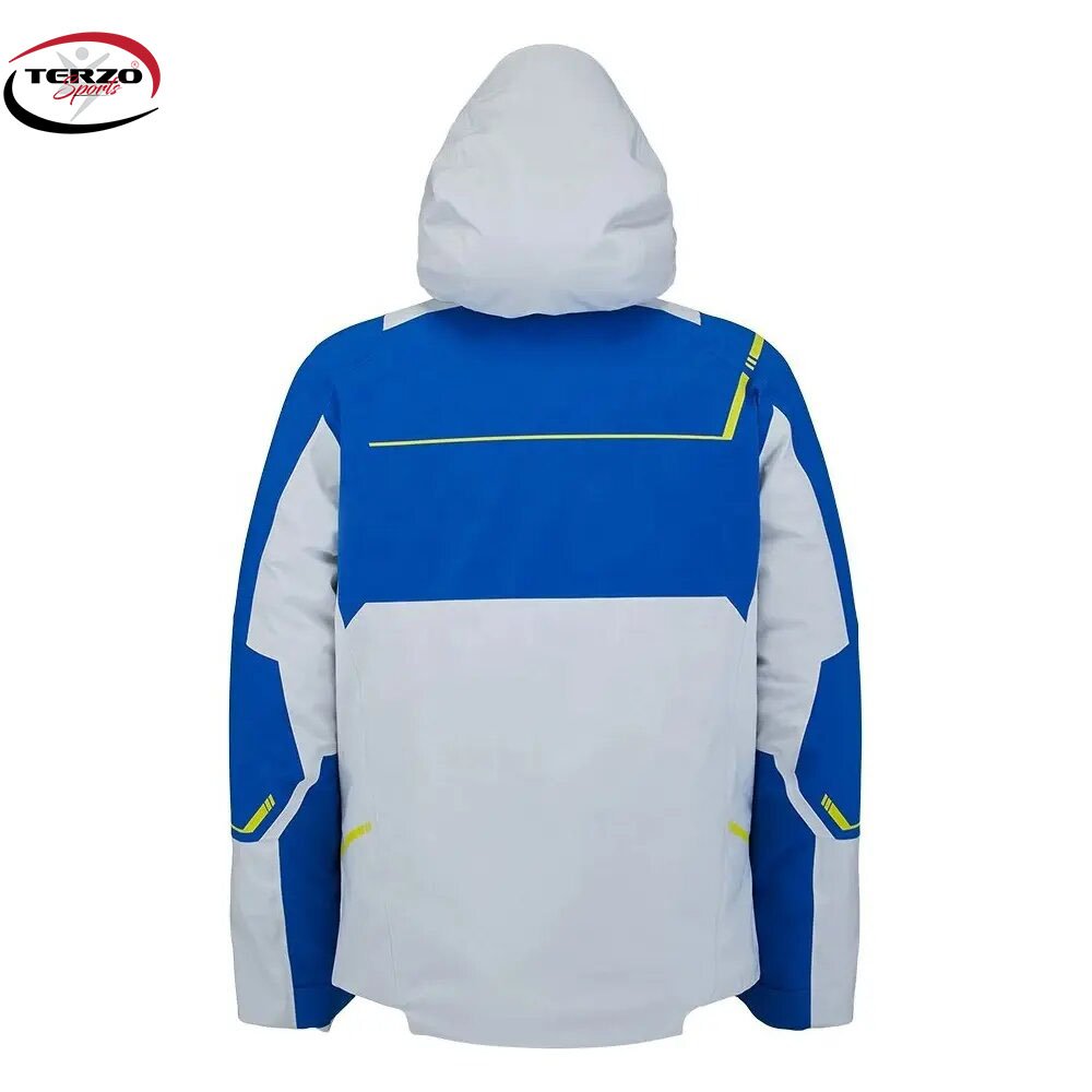 High Street Style Breathable and Waterproof Men's Woolen Ski Jacket Customizable for Winter Snowboarding Outdoor Sports
