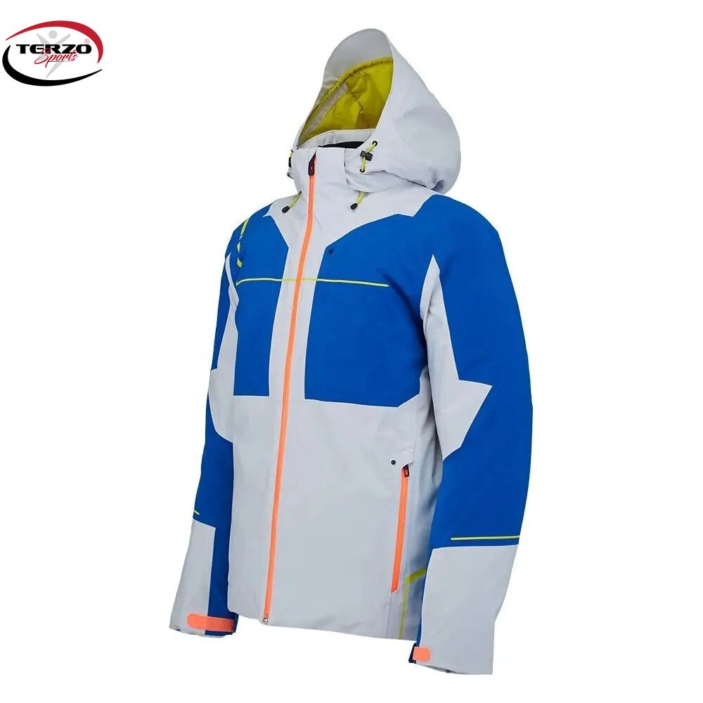 High Street Style Breathable and Waterproof Men's Woolen Ski Jacket Customizable for Winter Snowboarding Outdoor Sports