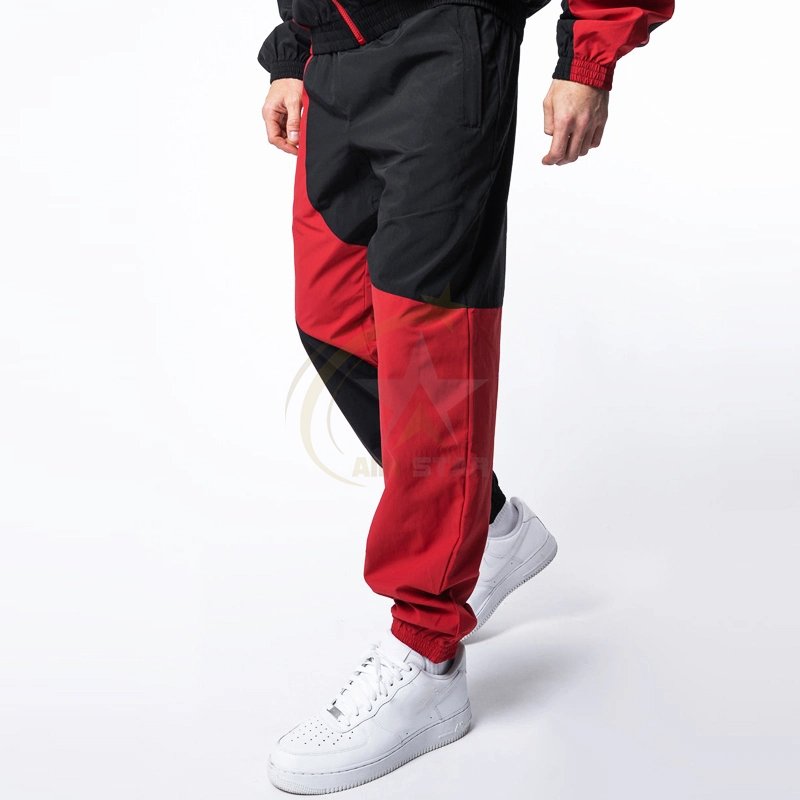 2024 men clothing manufacturer custom short and jacket jogger set two piece zipper polyester windbreaker tracksuit short set