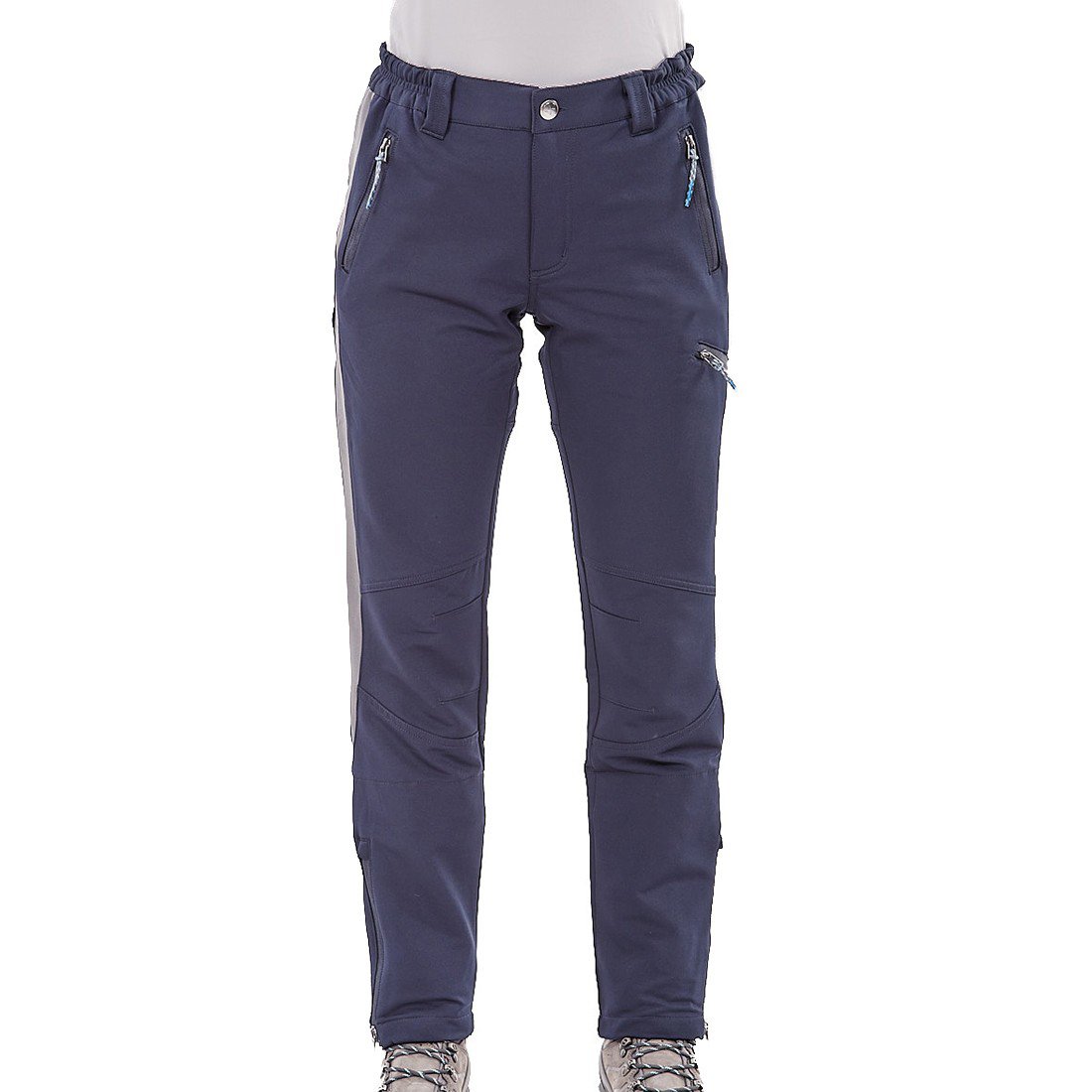 Professional outdoor clothing supplier soft shell hiking warm pants climbing trousers