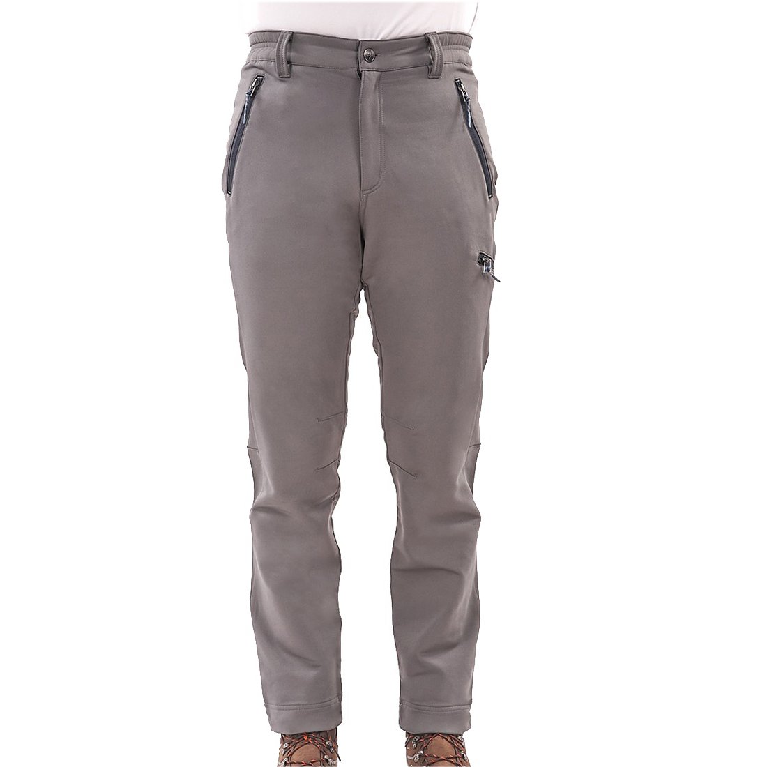 Professional outdoor clothing supplier soft shell hiking warm pants climbing trousers