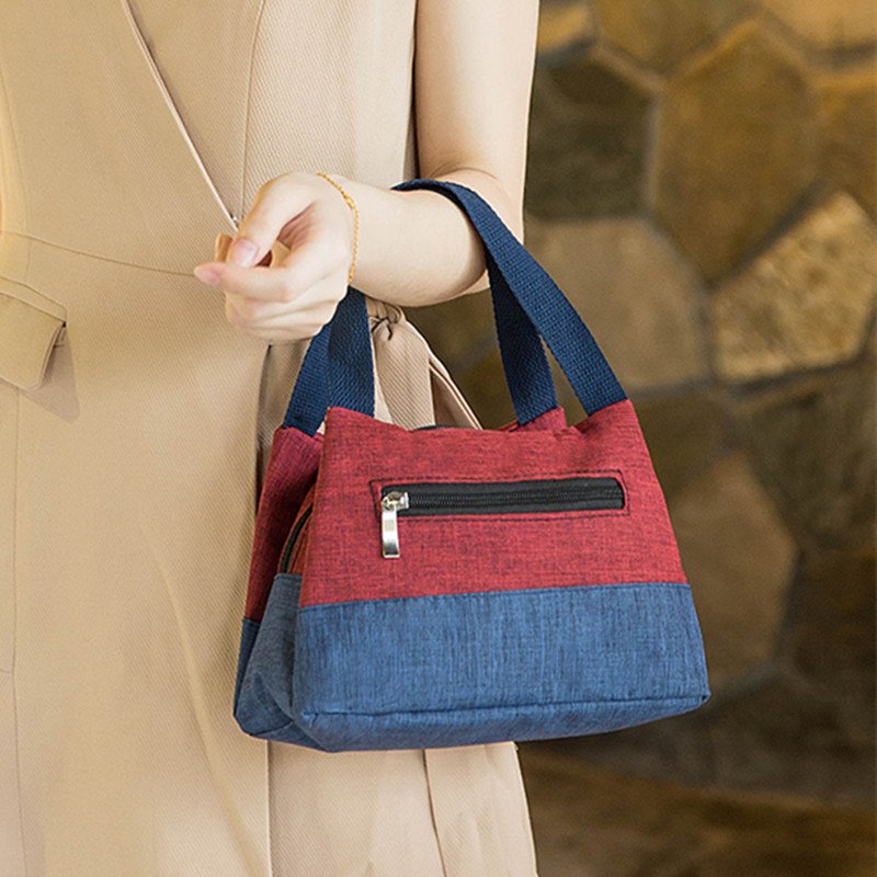 Waterproof Oxford lunch box bag to make-up 2023 Korean