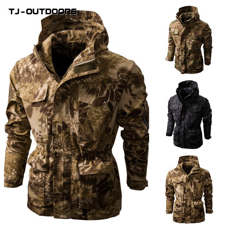 Outdoor Men's Autumn And Winter Fleece Warm Suit Warm Keeping Suit Hunting Clothes Tactical Soft Shell Uniform