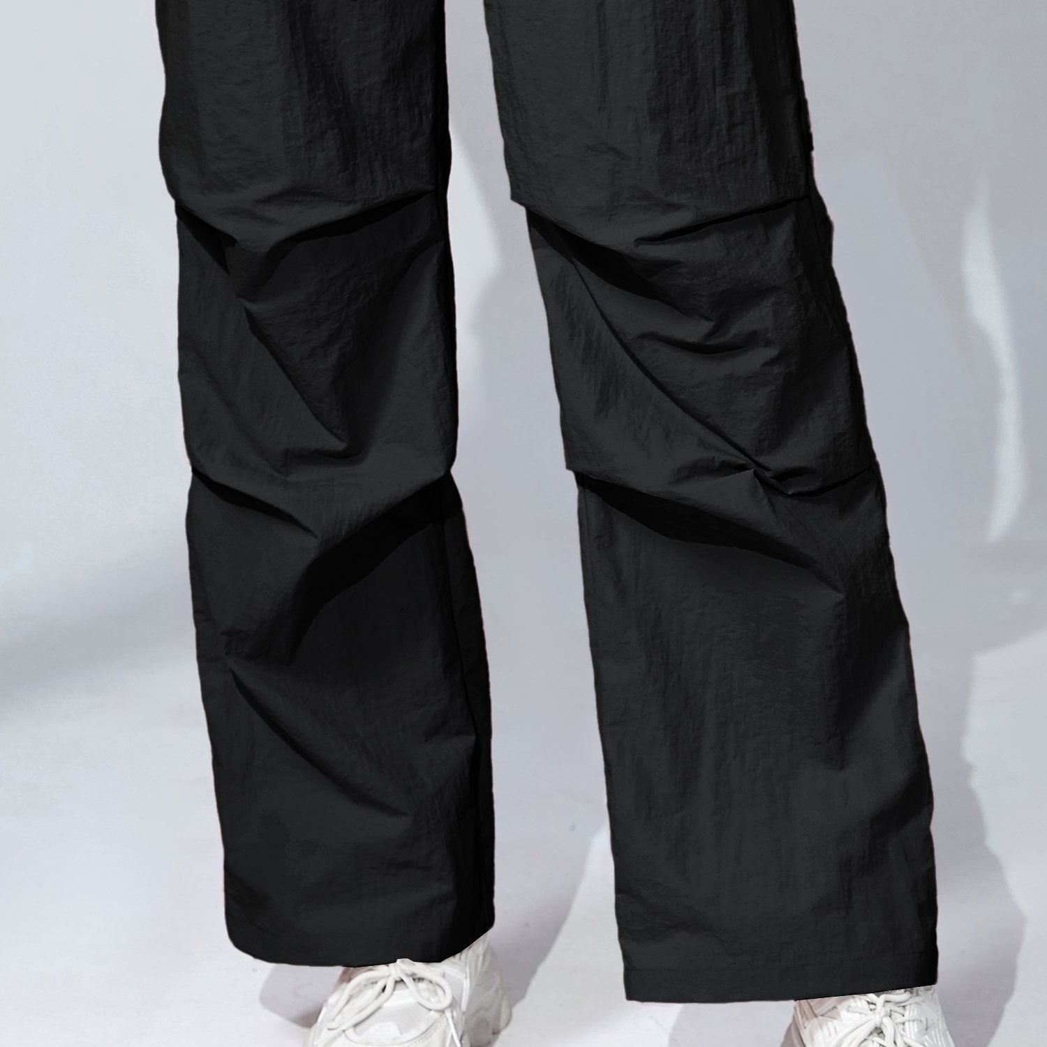 Wholesale Inventory Casual ladies Long Carpenter Parachute Cargo Flared Outdoor Pants With OEM wholesale