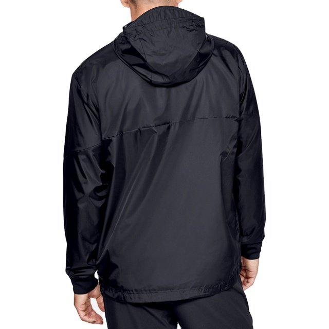 Custom Men's Jacket Black Color Rain Jacket Water-repellent Wind Breaker Jacket For Male