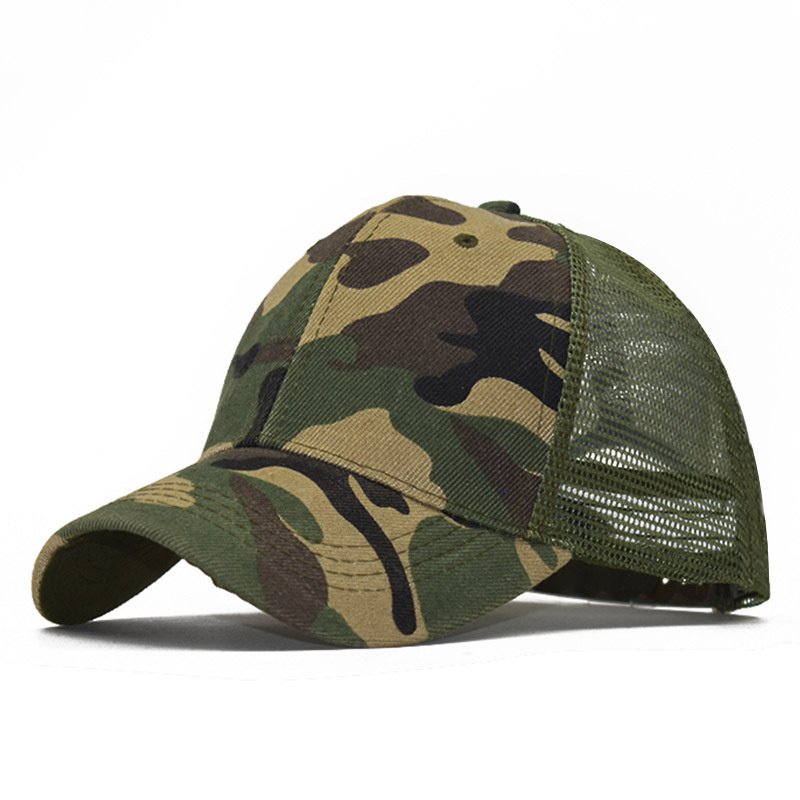Women Men Jungle Tactical Hat Outdoor Sunscreen Visor Hiking Casquette Cap Adjustable Camo Baseball Cap