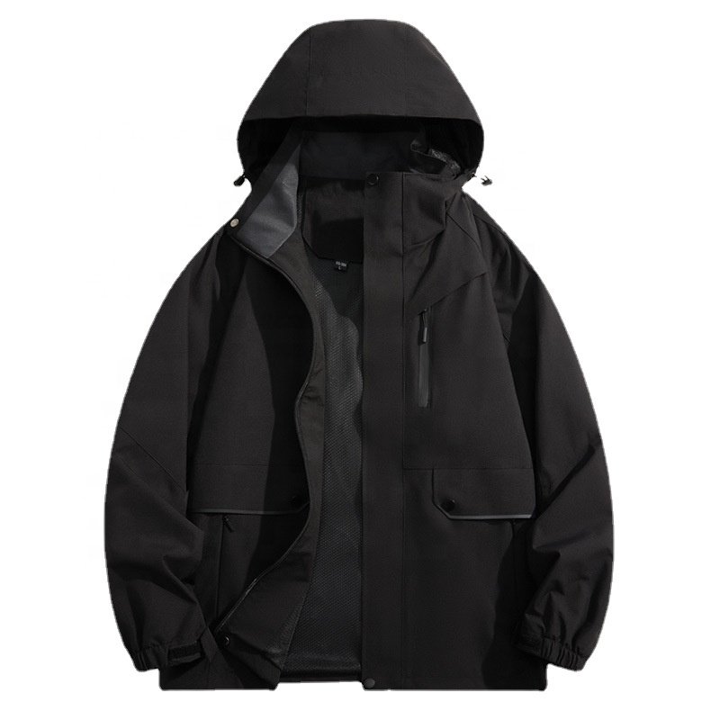 Men's Waterproof Hiking Jacket Windproof Windbreaker Jacket Fishing Camping Hunting Trekking Jacket Outdoor Softshell Coat Men