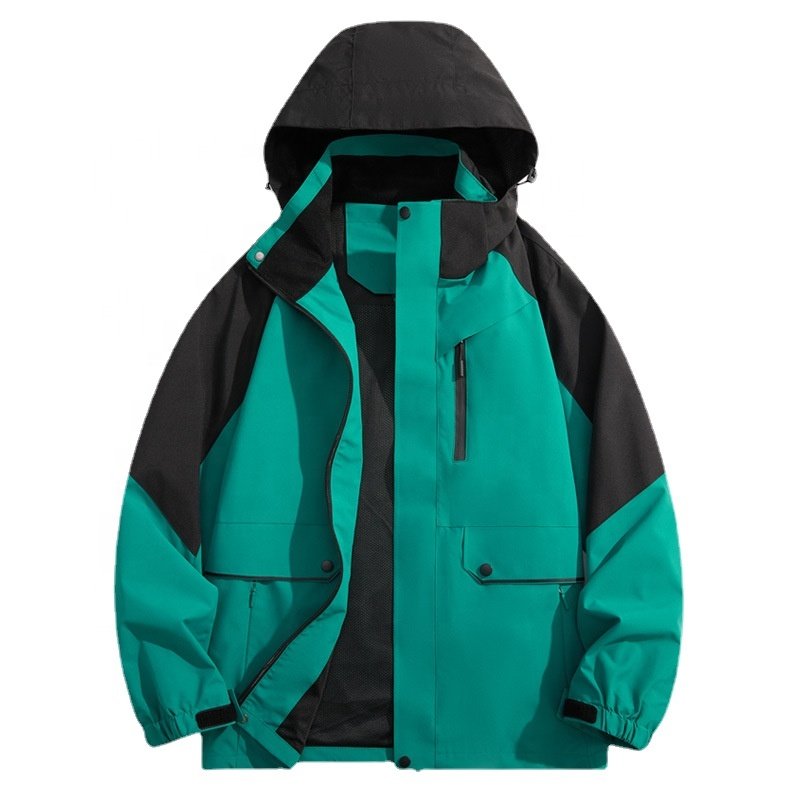 Men's Waterproof Hiking Jacket Windproof Windbreaker Jacket Fishing Camping Hunting Trekking Jacket Outdoor Softshell Coat Men