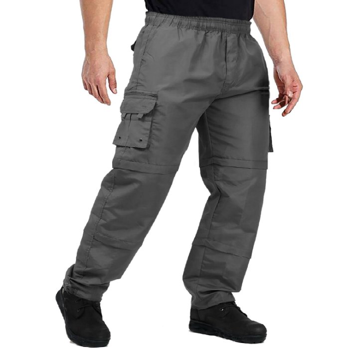 Men's Hiking Lightweight Cargo Pant Waterproof ZIP OFF TROUSERS 3 IN 1 Breathable Outdoor Pants from Pakistan