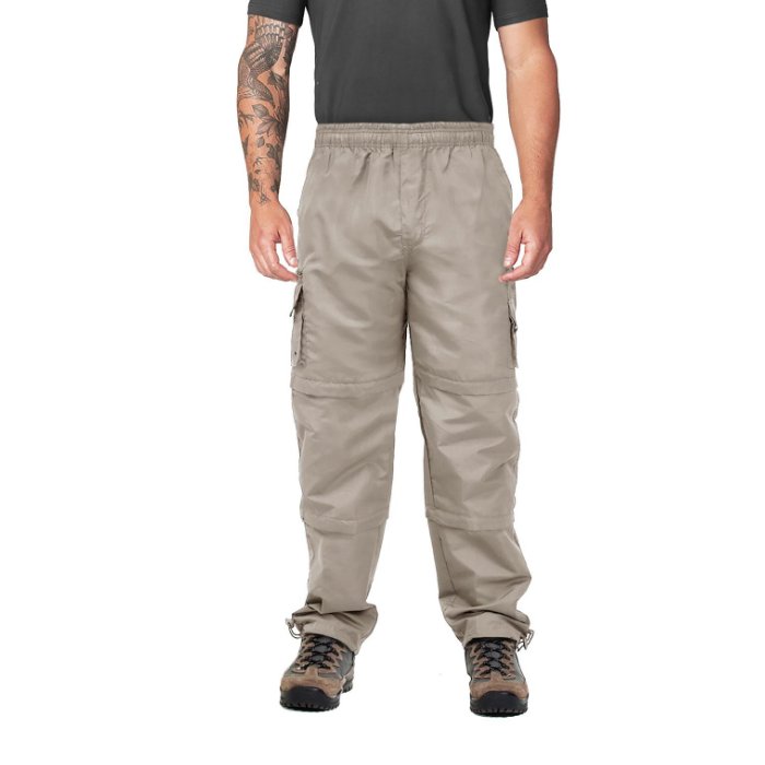 Men's Hiking Lightweight Cargo Pant Waterproof ZIP OFF TROUSERS 3 IN 1 Breathable Outdoor Pants from Pakistan