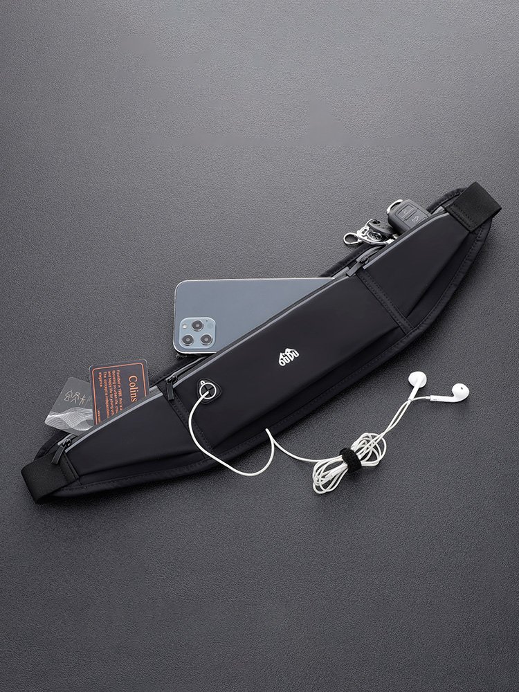 A running waist bag, a sports bag, a multi-purpose gym kit, a marathon belt, and a sweatproof air