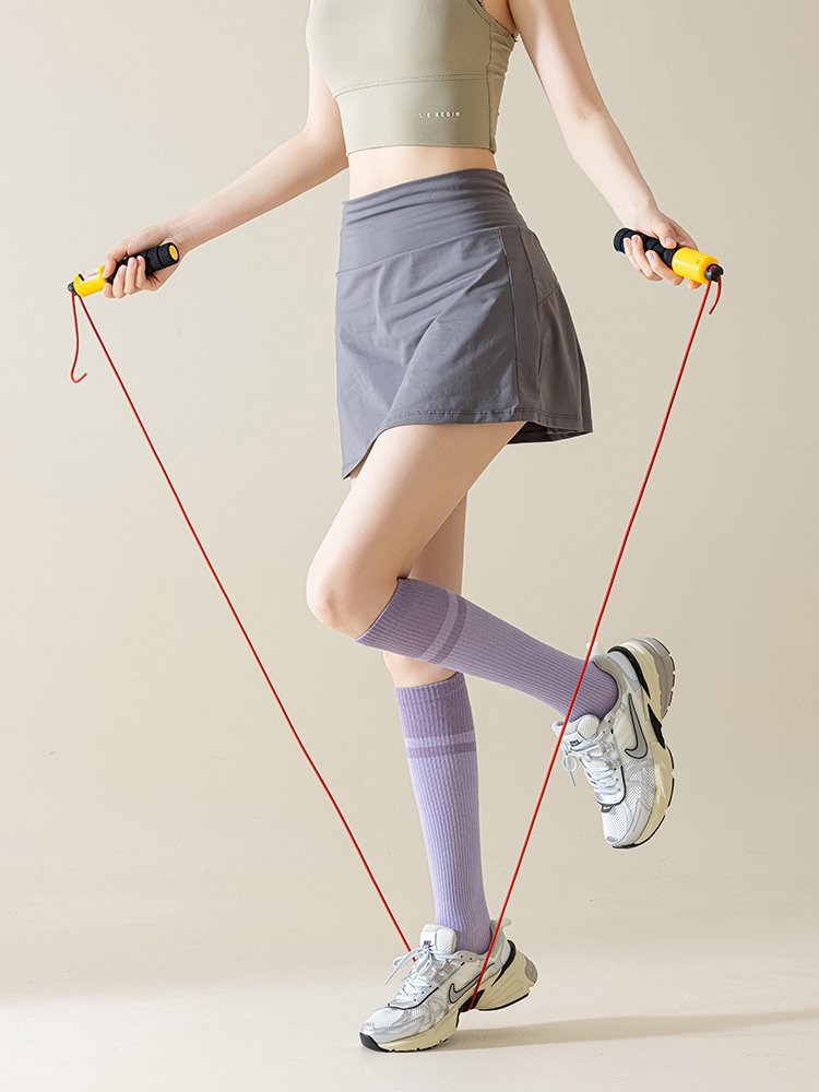 Sports pressure stockings designed a smooth-coloured Yogaprati leg compression stocking