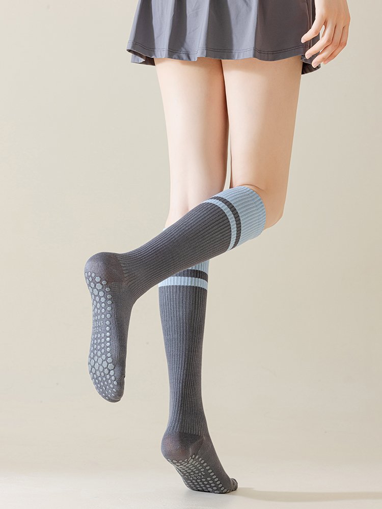 Sports pressure stockings designed a smooth-coloured Yogaprati leg compression stocking