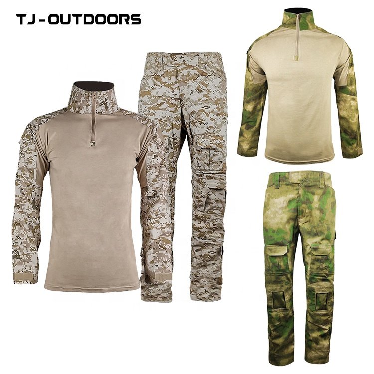 TJ Men's Outdoor Hunting Waterproof Combat Coat set Soft-shell Mountaineering Fishing Tactical Jacket Set FOR MAN