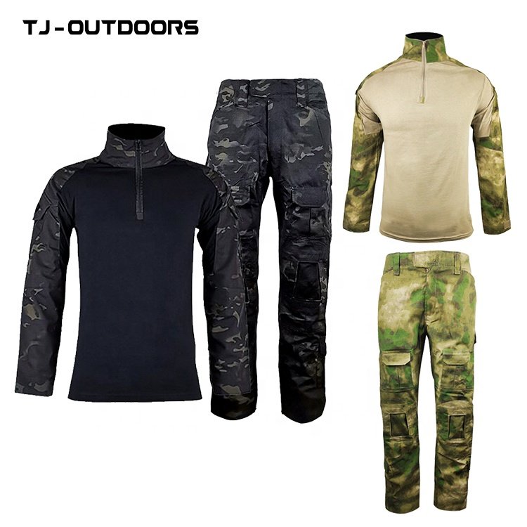TJ Men's Outdoor Hunting Waterproof Combat Coat set Soft-shell Mountaineering Fishing Tactical Jacket Set FOR MAN