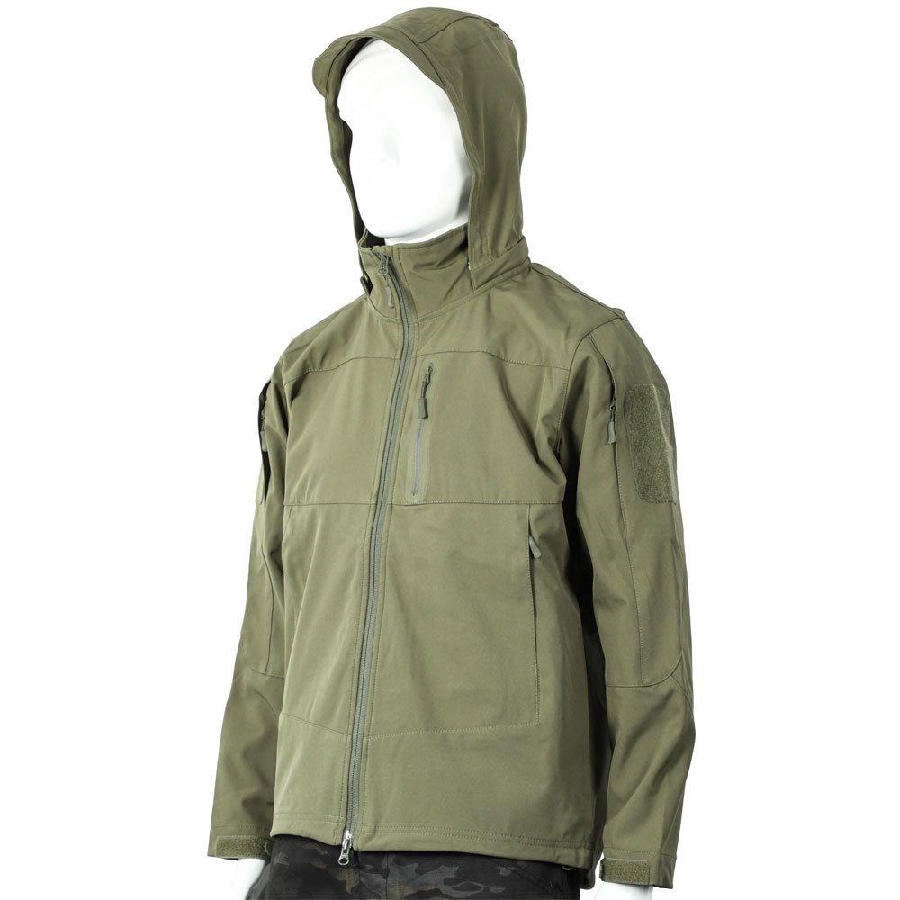 OEM Custom Outdoor Men's Waterproof Windproof breathable 4 Way Stretch Hardshell 3L Windbreaker Tactical Jacket
