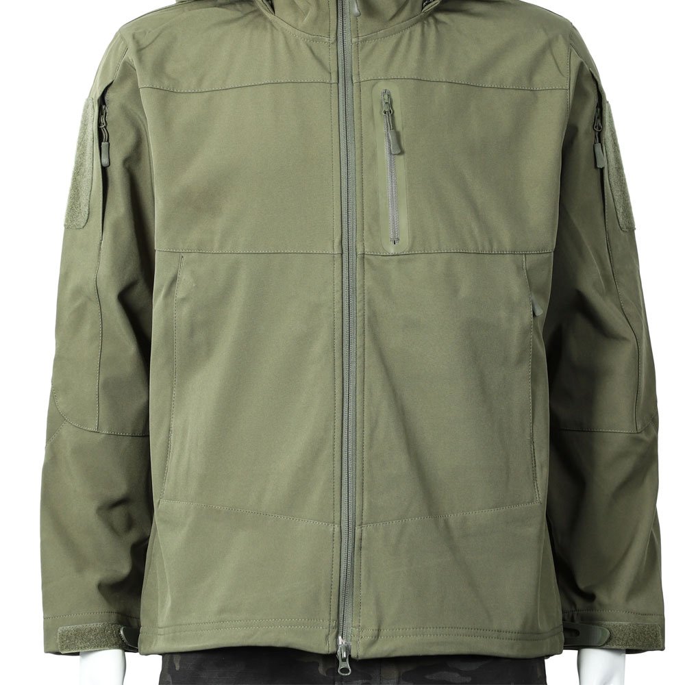 OEM Custom Outdoor Men's Waterproof Windproof breathable 4 Way Stretch Hardshell 3L Windbreaker Tactical Jacket