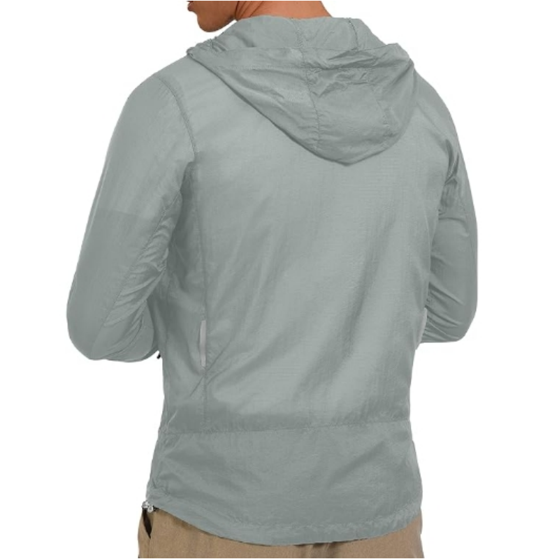 Outdoor Over Size Windbreaker Jacket For Men Fashionable Simple Style Waterproof Winter Hiking Lightweight Windproof Jacket