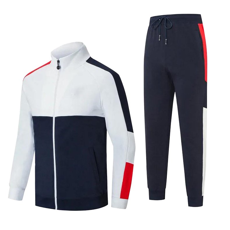 High quality full zip men training&jogging wear custom logo track suit for men sets gym tracksuit for men