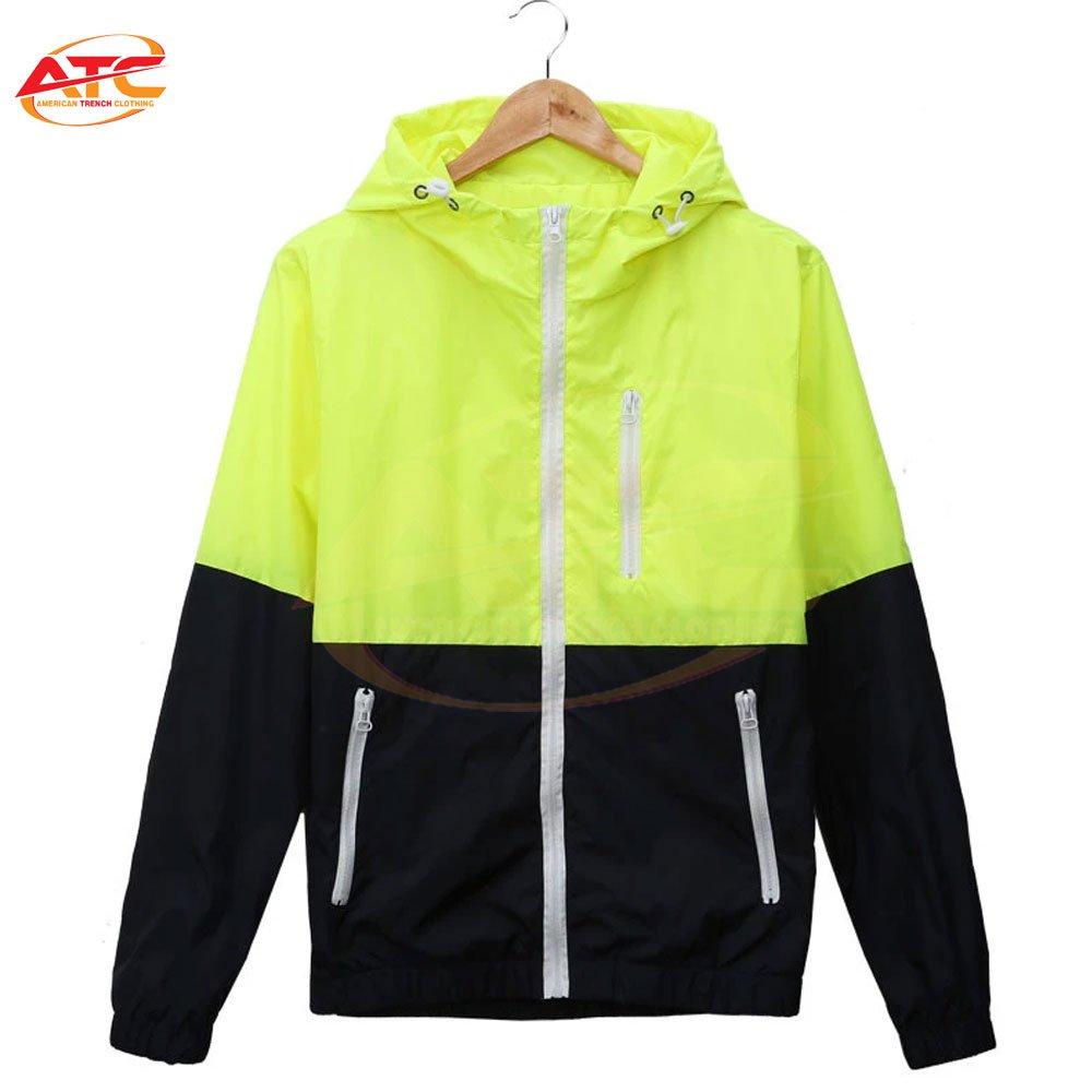 New Men Outdoor Hiking Jackets Waterproof Hooded Windbreaker Water Repellent Zipper Breathable Windbreaker Jacket