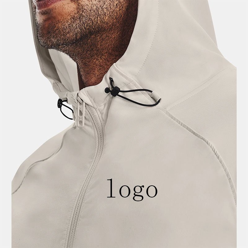 Wholesale Breathable Streetwear Zipper Blank Custom Plain Polyester Waterproof Street Style Outdoor Hiking Oversized Jacket