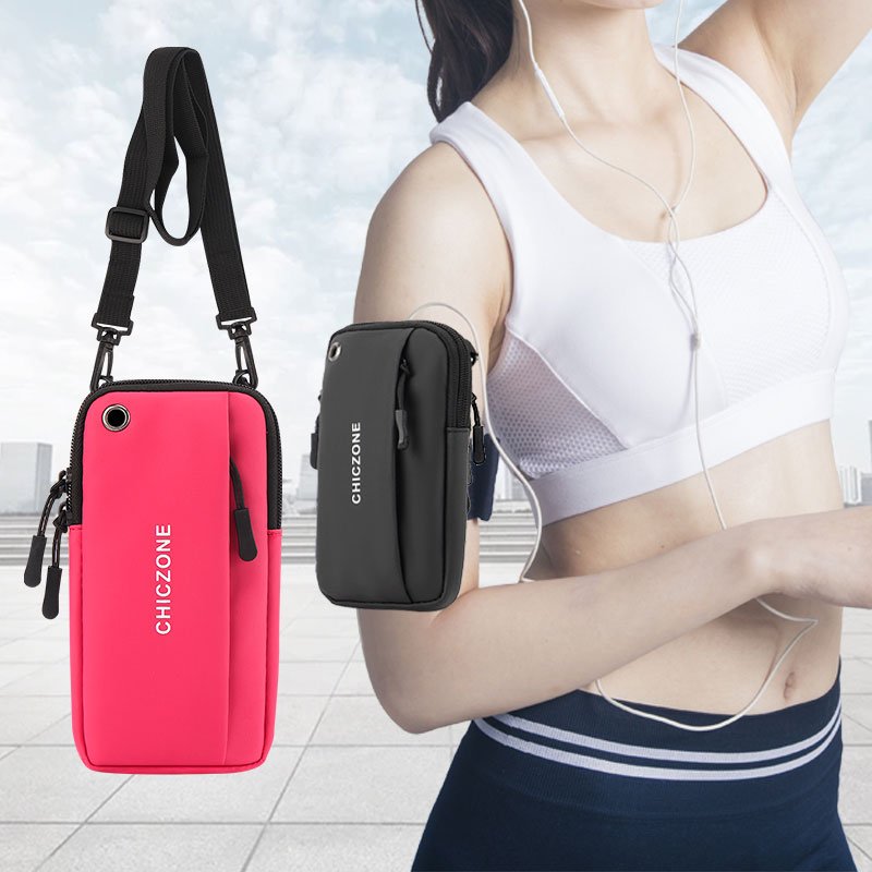 A running phone arm bag for both men and women, a general wrist gym kit for exercise, slashed arms for summer protection