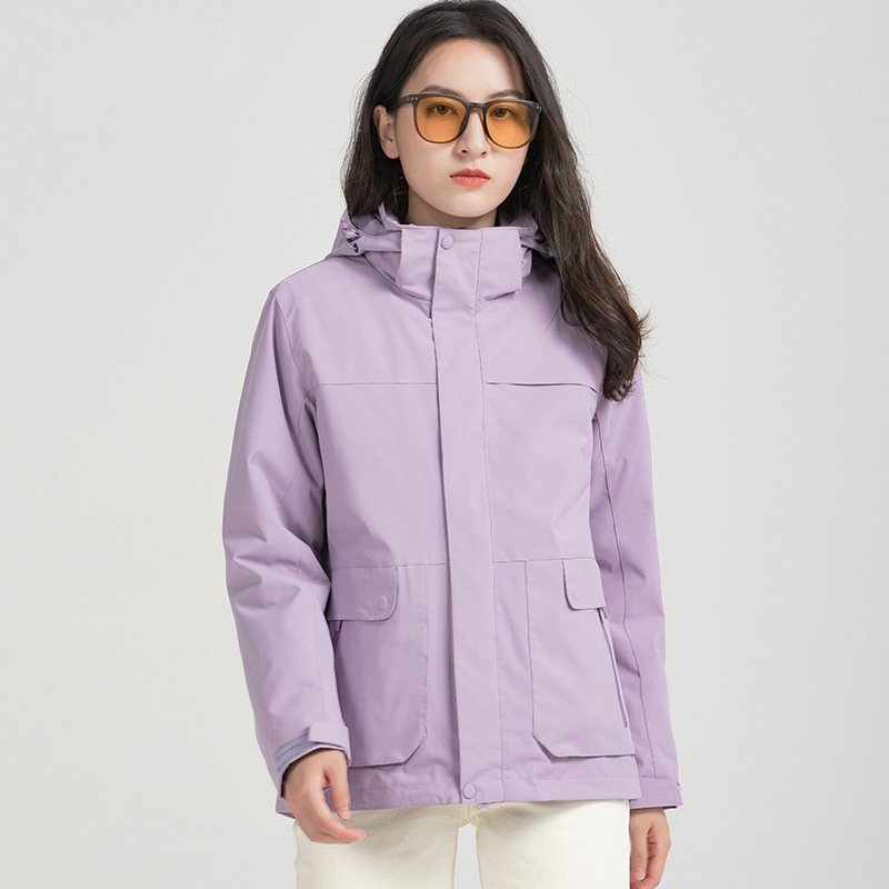 High Quality Windproof Thermal Mountain Hiking Jacket For Women Outdoor Wear Coat Waterproof Camping Clothing