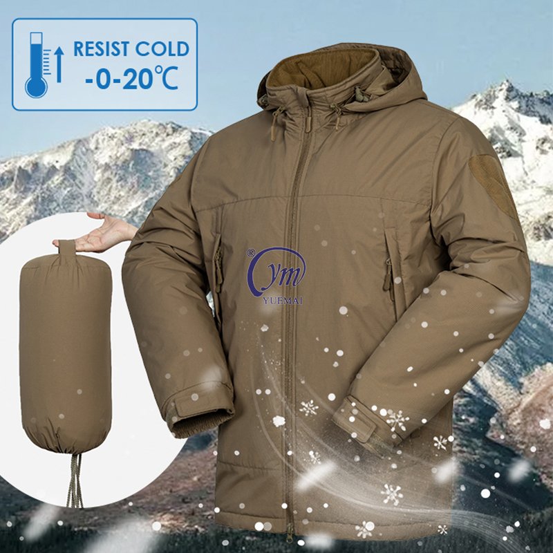 Outdoor FG Camo Clothing Water-resistant Portable Tactical Outerwear Warm Winter Cotton Jacket