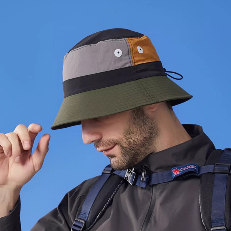 Custom Adjustable Quick Dry Lightweight Bucket Hats Unisex Summer Outdoor UV Protection Wide Brim Packable Hiking Fishing Cap